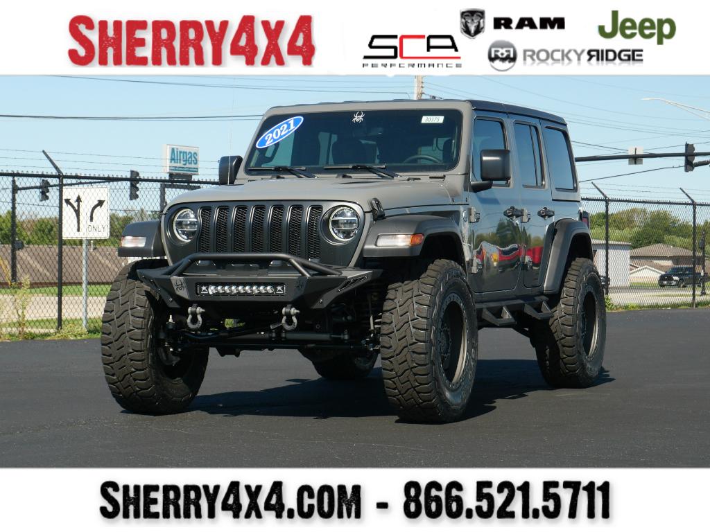 Lifted 2021 Jeep Wrangler - SCA Performance Black Widow | 30375T - Sherry  4x4